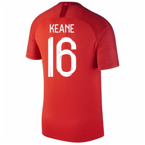 Camiseta Inglaterra 2ª Keane 2018 Rojo